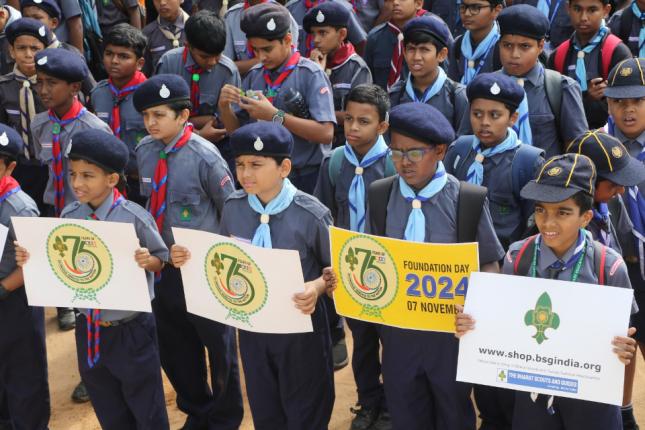 Bharat Scouts and Guides Foundation Day | BISHOP COTTON BOYS' SCHOOL