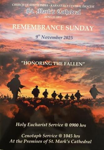  Remembrance Sunday - Honouring the Fallen