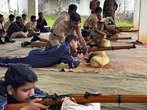 NCC Army Wing Cadets Visit Firing Range