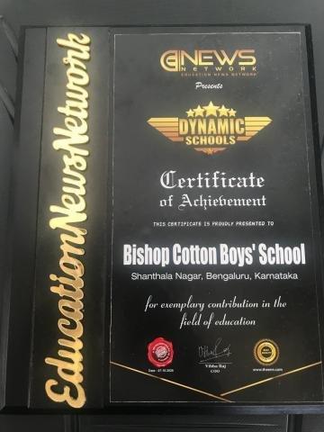Bishop Cotton Boys’ School Named Among ‘The Dynamic Schools’