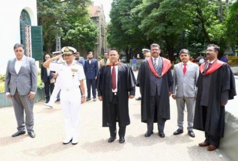 Vice Chief of the Naval Staff of India Krishna Swaminathan Visits Bishop Cotton Boys' School