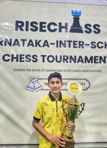 Achievement at Risechess Inter-School Chess Championship
