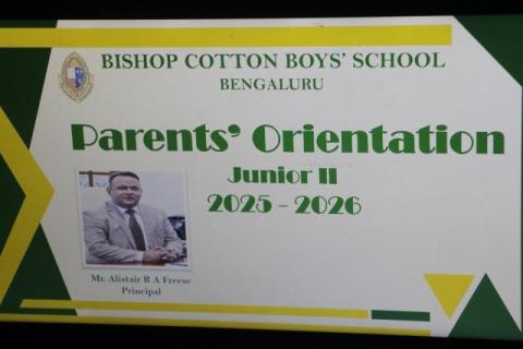 Junior II Parents’ Orientation – 09th June 2025