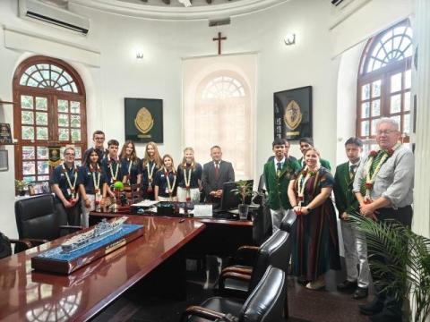 Visit by St. Edmund’s College, Ware, UK – 7th July 2025