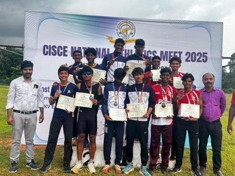 Achievements at the CISCE National Athletics Meet 2025