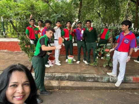 NSS Cleanliness and Beautification Drive at Sankey Tank 26