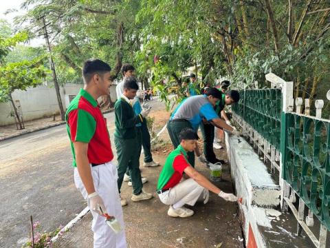 NSS Cleanliness and Beautification Drive at Sankey Tank 26