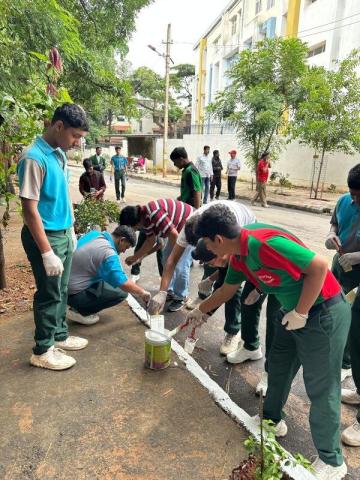 NSS Cleanliness and Beautification Drive at Sankey Tank 26