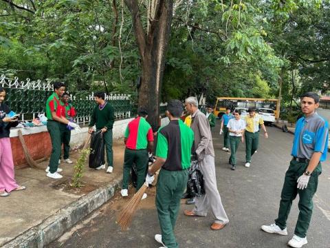 NSS Cleanliness and Beautification Drive at Sankey Tank 26
