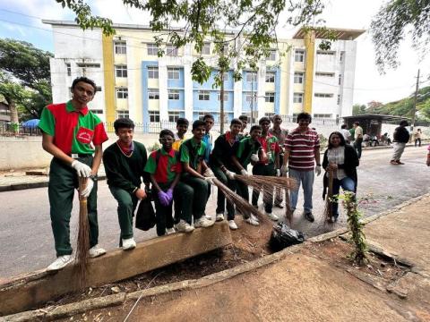 NSS Cleanliness and Beautification Drive at Sankey Tank 26