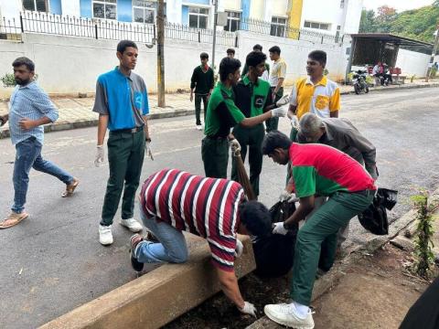 NSS Cleanliness and Beautification Drive at Sankey Tank 26