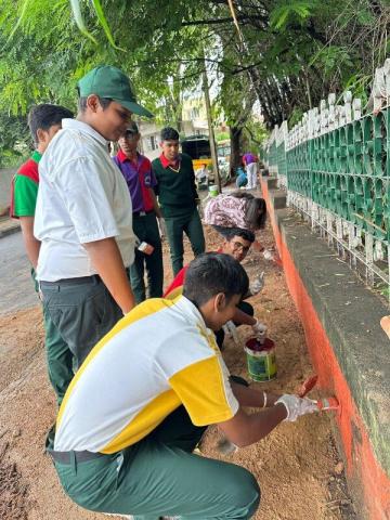 NSS Cleanliness and Beautification Drive at Sankey Tank 26
