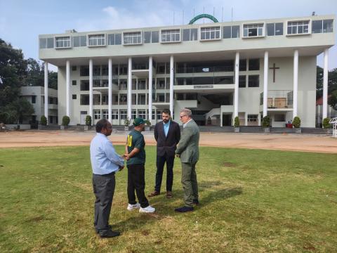 Bishop Cotton Boys’ School, Bengaluru, India vs Allendale Cricket Academy, England – 18