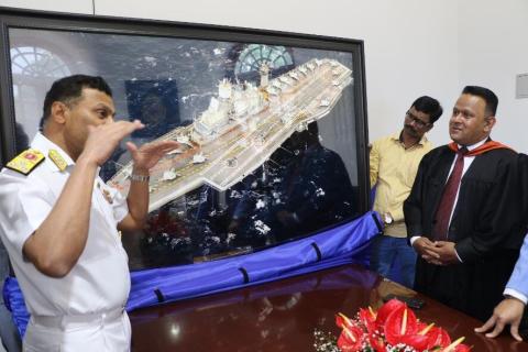  Vice Chief of the Naval Staff of India Krishna Swaminathan Visits Bishop Cotton Boys' School