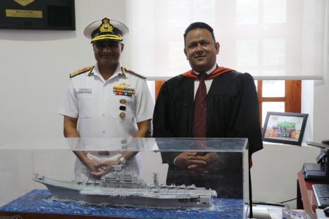  Vice Chief of the Naval Staff of India Krishna Swaminathan Visits Bishop Cotton Boys' School