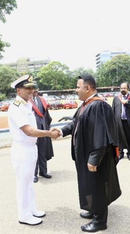  Vice Chief of the Naval Staff of India Krishna Swaminathan Visits Bishop Cotton Boys' School