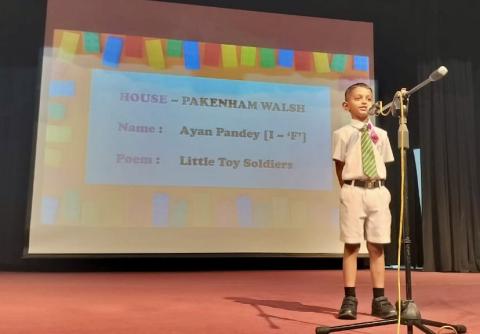  Junior 1 - Inter-house Elocution Competition