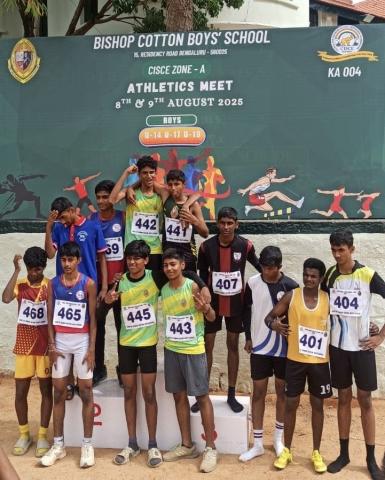 Bishop Cotton Boys’ School Wins CISCE Zone A Athletics 25 