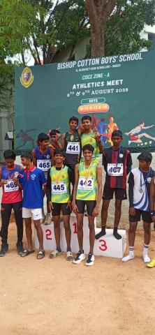  Bishop Cotton Boys’ School Wins CISCE Zone A Athletics 25 