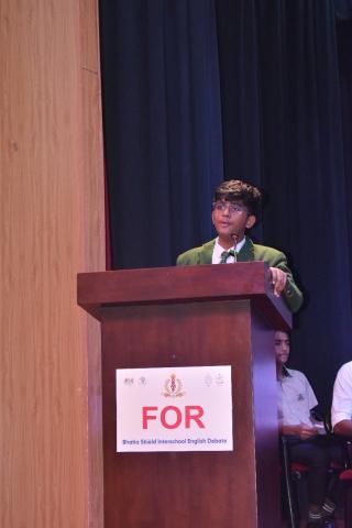 Bhatia Shield Inter-School English Debate 25