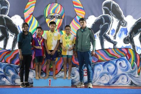 The Inter-House Annual Aquatic Meet - Day 1