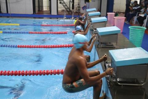 The Inter-House Annual Aquatic Meet - Day 1