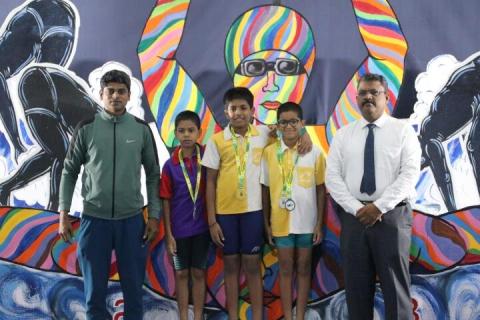 The Inter-House Annual Aquatic Meet - Day 1